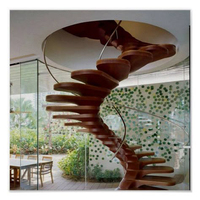 Kits d'escaliers en colimaçon d'intérieur modernes personnalisables faciles à installer pour appartements