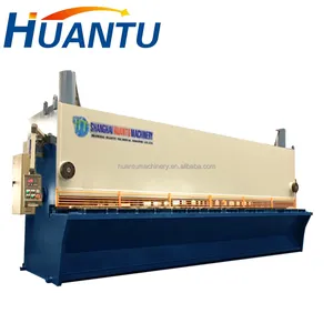 เครื่องตัดเฉือนไฮดรอลิกเครื่องตัด CNC Huantu เครื่องตัดสแตนเลส CE