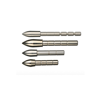 Composants de flèche en acier inoxydable 70gr 80gr 90gr 100gr 120gr pointes de flèche 0.165 pouces Point de champ de flèche