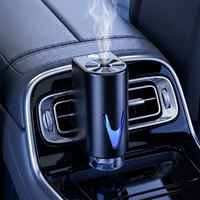 Diffuseur d'arômes intelligent portable et rechargeable pour voiture, désodorisant d'air, diffuseur d'huiles essentielles électrique USB ultrasonique sans eau