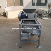 Verwerkingsmachine voor 900 kg/uur, crusher voor snacks, noten, abrikozen, automatische palmoliepittenkraker en -scheider, topkwaliteit