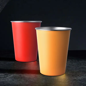 Mug en acier inoxydable de luxe Atlas avec logo personnalisé - Tasse de bureau moderne pour cadeaux, isolation thermique écologique 0-6 heures - Product Image 4