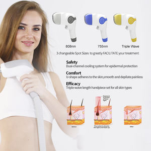 Machine d'épilation au laser à diode KES MED808 approuvée CE 3 longueurs d'onde 808nm 755 1064 - Product Image 3