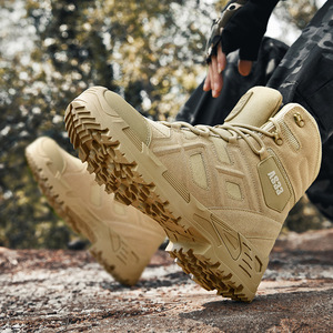 El Último Estilo de Moda Europeo-Americano de Botas de Cuero Amarillo Está Hecho de Tela de Cuero Genuino, Botines - Product Image 4