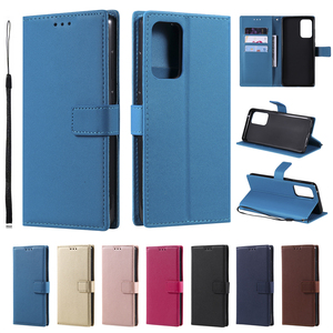 Funda de teléfono con Clip trasero de cuero PU con cordón para <span class=keywords><strong>Samsung</strong></span> <span class=keywords><strong>Galaxy</strong></span> S24 Ultra S23 FE A03 <span class=keywords><strong>A13</strong></span> A14 A24 A34 A54 A15 A25 A05 A55 - Product Image 1