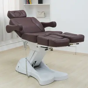 كرسي باديكير كهربائي من منفذ المصنع متعدد الوظائف سرير تجميل قابل للطي كرسي سرير للتدليك والوشم