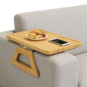 Tavolino da Divano Personalizzato in Bambù con <span class=keywords><strong>Clip</strong></span> per Bracciolo - Product Image 1