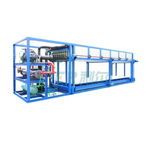 Máquina automática de fabricación de bloques de hielo en contenedores de alta calidad para planta de hielo de 10 toneladas