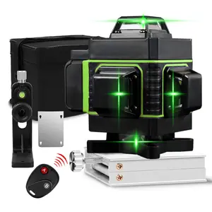 Automatico autolivellante 360 rotante 4D 16 linee laser livello multi croce linea rosso verde fascio lazer livello macchina