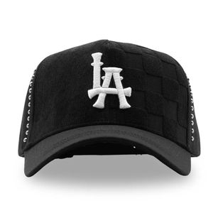 Casquettes <span class=keywords><strong>de</strong></span> baseball ajustables en suè<span class=keywords><strong>de</strong></span> <span class=keywords><strong>de</strong></span> haute qualité avec logo brodé 3D personnalisé, visière incurvée originale et effet vieilli - Product Image 4
