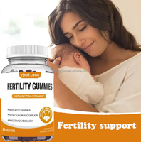 Ausreson Bonbons de fertilité Suppléments OEM Multivitamines prénatales Soutien de la fertilité Gommes probiotiques Gommes de fertilité