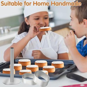 Quality Fried <b>Cake</b> Ring <b>Cutter</b> Mold for Cooking Pastry Food Dessert Kitchen DIY Accessories - Product Image 2