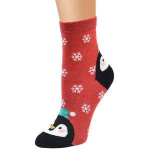 Nouveau hiver dessin animé noël chaussette adultes chaud femmes mignon Santa Animal ours lapin <span class=keywords><strong>renard</strong></span> pingouin flocon de neige robe cheville <span class=keywords><strong>chaussettes</strong></span> - Product Image 5