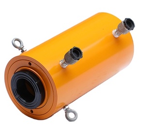 Vérin hydraulique à double effet à cylindre creux 30 tonnes, course de 7 pouces, tige de 3,5 pouces, alésage de 90 mm, piston non magnétique DEELEAP - Product Image 1