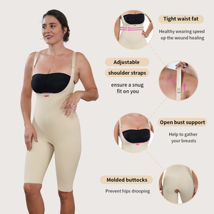 Mono de compresión quirúrgica para mujer, ropa en forma de <span class=keywords><strong>Fajas</strong></span> de columna, ropa postoperatoria, liposucción, transferencia de grasa, S-SHAPER - Product Image 4