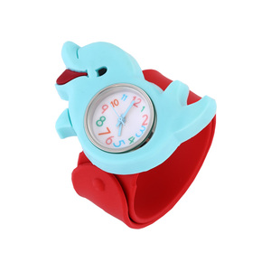 Pas Cher en gros promotionnel Belle Haut Garçons Filles Mode Animal Silicone Claque Claque enfants dessin animé <span class=keywords><strong>montre</strong></span> - Product Image 1