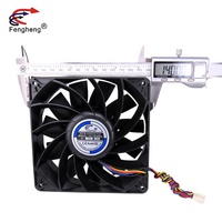 Ventilateur à débit coaxial 14038 en plastique, 12V, 24V, 48V, sans balais, 140x140x38mm, étui pour ventilateur de refroidissement, 140mm