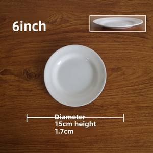 Piring datar melamin putih tebal untuk pesta piring pabrik siap pakai termasuk memasak piring makanan ringan buah dalam <span class=keywords><strong>Lotus</strong></span> - Product Image 6