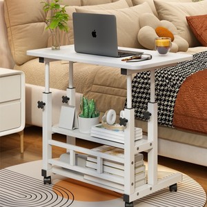 <b>Adjustable</b> Bedside Table With Storage Shelves For Bedroom Home Student <b>Desk</b> Lazy Computer Table - Product Image 3