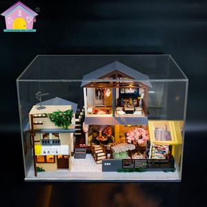 Muebles en miniatura <span class=keywords><strong>de</strong></span> <span class=keywords><strong>madera</strong></span> para Halloween, maqueta <span class=keywords><strong>de</strong></span> casa en miniatura, materiales para herramientas juveniles, venta al por mayor - Product Image 2
