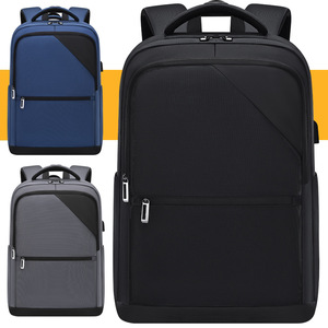 Sac d'ordinateur portable d'extérieur léger, imperméable, avec port USB, coussin d'air, sac à dos Oxford pour hommes d'affaires, grande capacité - Product Image 1