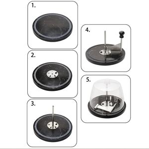 Râpe à fromage Girolle avec base en marbre, coupe-fromage Tête <span class=keywords><strong>de</strong></span> Moine, trancheuse à fromage en roue - Product Image 4
