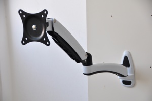 <span class=keywords><strong>Support</strong></span> mural à ressort mécanique réglable en aluminium pour écran unique avec fixation V-mounts, gestion des câbles, L18D, compatible écran <span class=keywords><strong>27</strong></span> <span class=keywords><strong>pouces</strong></span> - Product Image 3