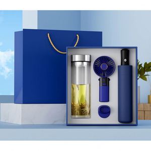 Bank of China Glass <b>Cup</b> Mini Fan Gift Set Luxury Personalized Promotional Novelty Gifts - Product Image 4