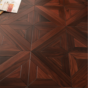 Suelo de Parquet Multicapa de Madera de Palisandro de 16 mm, Resistente a la Humedad, de Grado AB, con Acabado Envejecido, de Bajo Mantenimiento, para Apartamentos, Estilo Rústico - Product Image 2