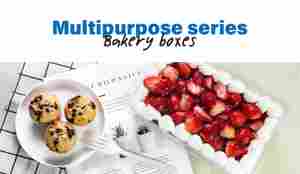 Caja de pastel desechable PET de tamaño de fiesta Recipiente de plástico transparente para pasteles y pasteles - Product Image 6