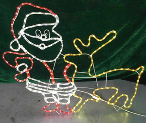 Luces de Cuerda con Motivo Navideño de Paloma de la Paz, de 70*70cm y 5m, con Marco de Acero LED Impermeable para Exteriores, Venta al por Mayor en Línea - Product Image 6