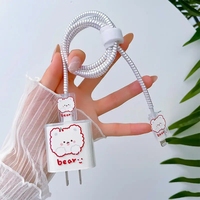 Protector De Cargador, Protector De Cargador Para Organizador De Cables Bites Wrap Cord Winding Wire Cover Protectores De Cargador Celular