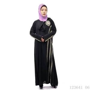 Nouvelle conception, vente en gros américaine, robe Abaya Kaftan, vêtements pour filles, quantité minimale de commande 2 pièces - Product Image 4