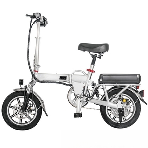 FANCY 128CM bicicletta elettrica pieghevole Custom Logo a forma di <span class=keywords><strong>Z</strong></span> corpo donna bicicletta elettrica con porta cellulare - Product Image 1