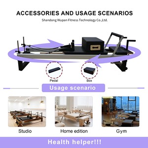 Equipo Profesional de Pilates Reformer Ajustable de Aluminio con Diseño Ecológico y Duradero para Estudios de <span class=keywords><strong>Yoga</strong></span> y Gimnasios - Product Image 6