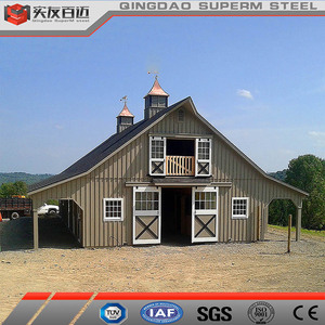 Hangar de bétail, léger, construction métallique, Structure en acier, cheval, grange, cheval, Stable, à vendre - Product Image 6