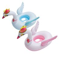 Bouée gonflable en PVC en forme de requin pour enfants, siège flottant à chevaucher pour tout-petits, idéale pour la plage en été