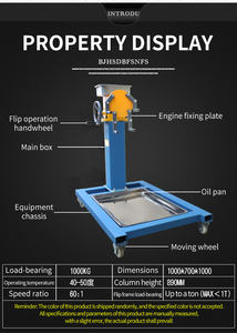 Dudukan Mesin Putar untuk Motor, Perbaikan Berat 500Kg 1000Kg 2000Kg - Product Image 4
