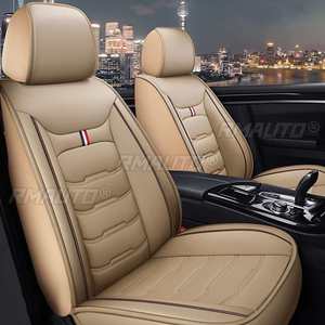 Fundas de Asiento de Coche de Cuero PU, Fundas Universales para Asientos Delanteros, Cojín Protector para Asientos de Auto - Product Image 5