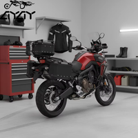 Nouveau design 25L Vente directe d'usine Boîte latérale de moto Étanche en alliage d'aluminium Rangement du coffre arrière de moto Bagages