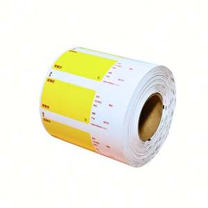 Étiquettes autocollantes personnalisées en gros, rouleaux d'étiquettes thermiques, étiquettes de prix pour le commerce - Product Image 1