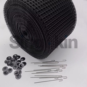 Hitam PVC dilapisi lasan Mesh Panel surya merpati pengusir tupai pengaman burung burung kandang pagar taman - Product Image 2
