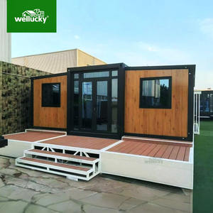 Maison mobile préfabriquée extensible à cadre en acier avec cuisine et salle de bain pour bureau ou <span class=keywords><strong>location</strong></span> Maison mobile - Product Image 2