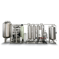 Sistem Filter Air Reverse Osmosis (RO) 2000 LPH, Baja Anti Karat 316L, Kontrol PLC untuk Industri Farmasi