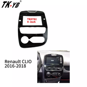 Cadre de lecteur vidéo multimédia de voiture Android Fascia autoradio 9 pouces pour lecteur DVD RENAULT <span class=keywords><strong>2017</strong></span> CLIO - Product Image 4