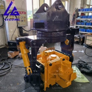 NEW Design Hydraulic Sheet <strong>Pile</strong> <strong>Driver</strong> Vibro Hammer Tilting Forward 90 Degrees <strong>Pile</strong> <strong>Driver</strong> For SY215 <strong>PC200</strong> PC220 Excavator - Product Image 4