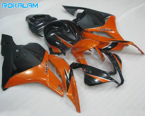 Carénages orange et noir pour Honda CBR600RR F5 2009 <span class=keywords><strong>2010</strong></span> 2011 2012 Carrosserie CBR <span class=keywords><strong>600RR</strong></span> 09 10 11 12 CBR600 RR Carénages de moto - Product Image 1
