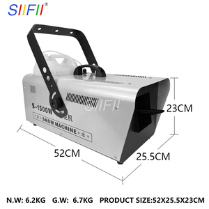 Machine à neige DMX de haute qualité 1500W pour concert, événement, fête, studio, mariage, scène, effets spéciaux - Product Image 6