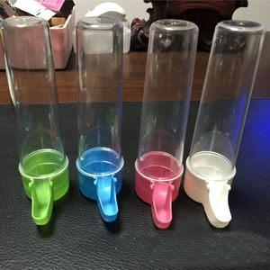 Оптовая продажа, длинная кормушка для птиц, прозрачная акриловая кормушка для попугаев, голубей, зверей, устройство для кормления птиц, кормушки для птиц - Product Image 2