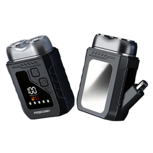 Mini Afeitadora Eléctrica 2 en 1, Recortadora de Vello Nasal Eléctrica con Pantalla Digital, Doble Cabezal, Impermeable, Recortadora de Vello Nasal Inteligente - Product Image 6